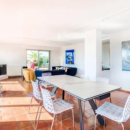 L1 Azurmer For 6 180 Panoramic Sea View A Terrce Parking דירה *